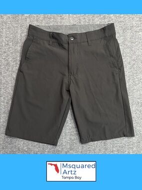 Surf Style Performance Black Hybrid Board Shorts Men's Size 30